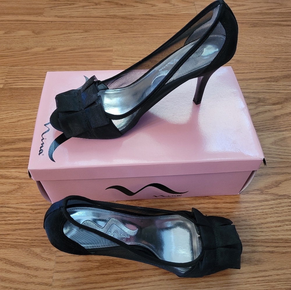 Nina Black Heels